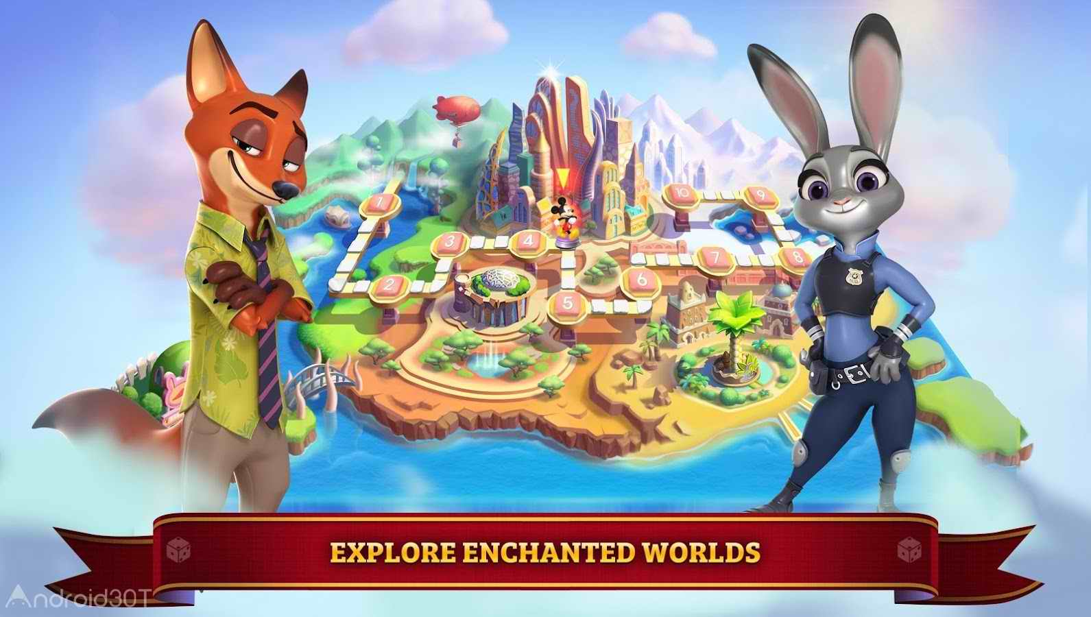 دانلود Disney Magical Dice : The Enchanted Board Game 1.54.5 – بازی تاس جادویی اندروید