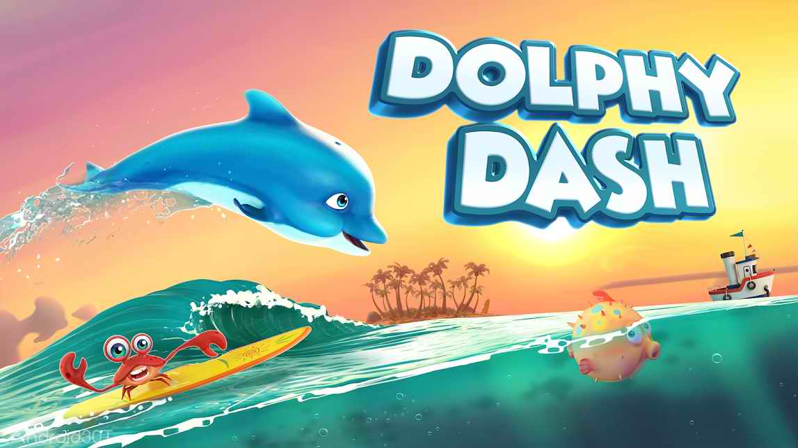 دانلود Dolphy Dash 1.0 – بازی کودکانه دلفی دش اندروید