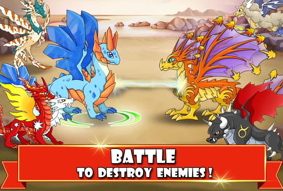 دانلود Dragon Battle 13.67 – بازی شبیه سازی نبرد اژدها اندروید