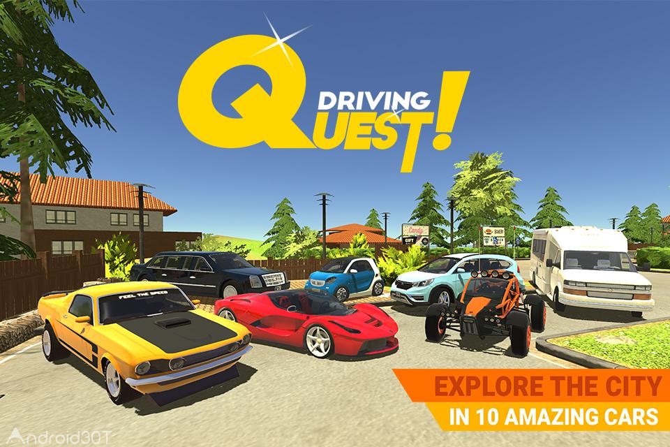 دانلود Driving Quest 1.0 – بازی جذاب رانندگی در شهر برای اندروید