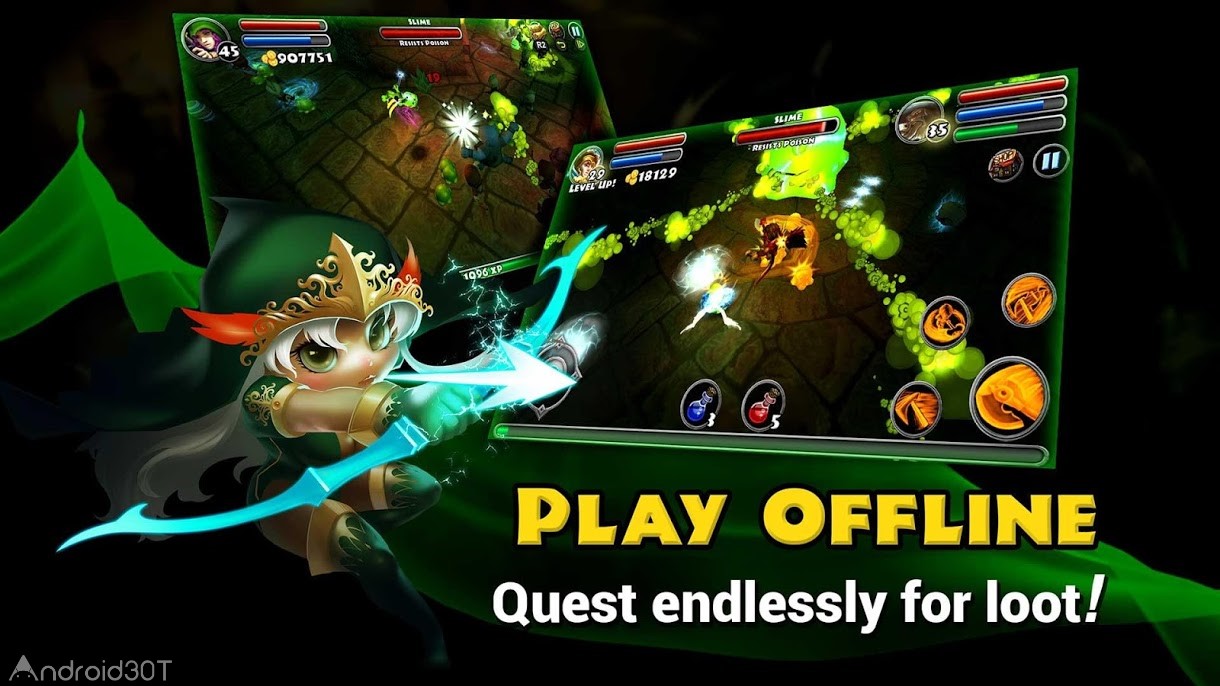 دانلود Dungeon Quest 3.0.6.0 – بازی نقش آفرینی اندروید