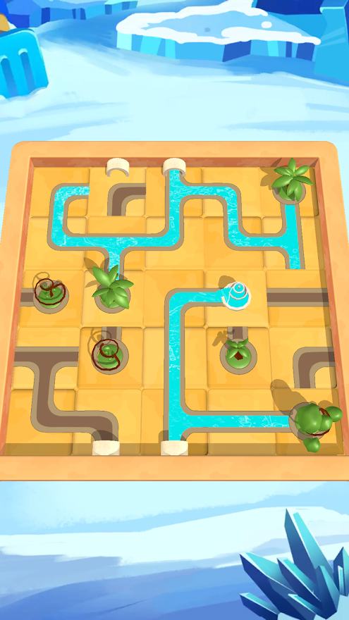 دانلود Water Connect Puzzle 13.0.1 – بازی پازلی آبیاری درختان اندروید