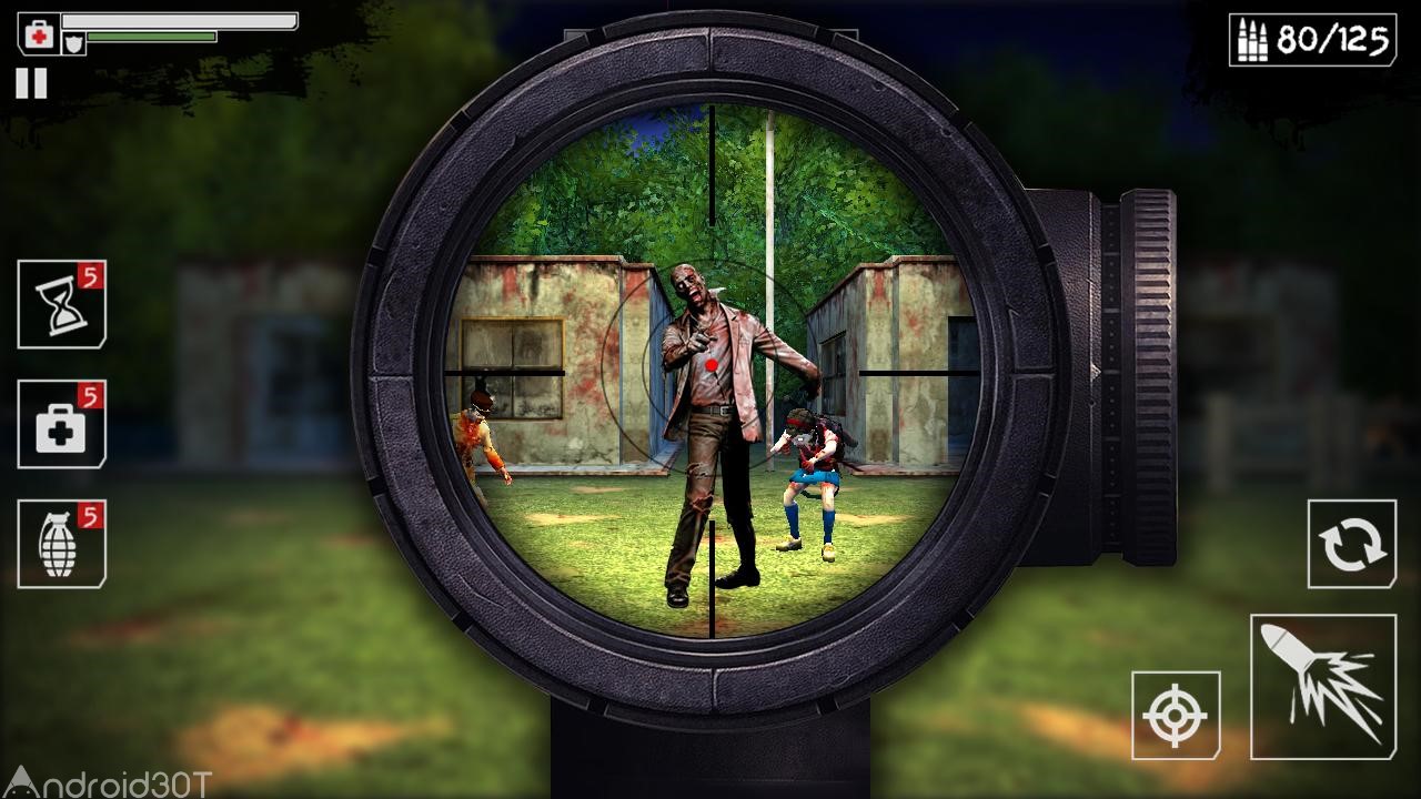 دانلود Dead Zombies – Shooting Game 1.1 – بازی جنگیدن با زامبی های خون آشام