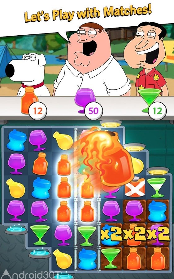 دانلود Family Guy Freakin Mobile Game 2.15.4 – بازی پازلی مرد خانواده اندروید