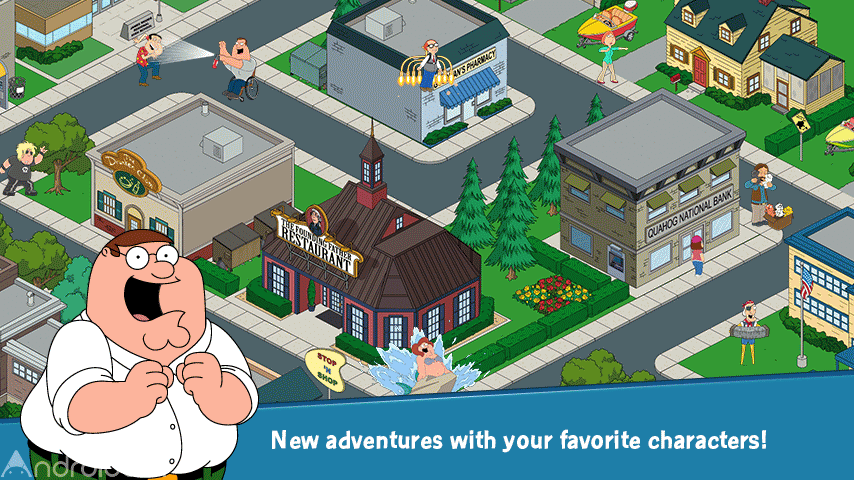 دانلود Family Guy The Quest for Stuff 5.1.0 – بازی جذاب مرد خانواده اندروید