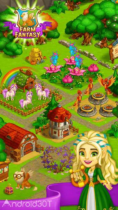 دانلود Farm Fantasy: Happy Magic 1.27 – بازی مزرعه داری جدید اندروید