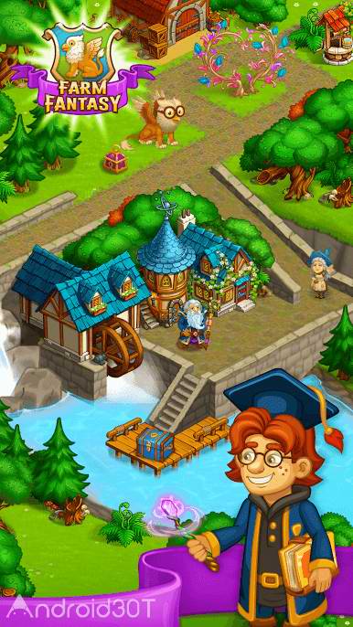 دانلود Farm Fantasy: Happy Magic 1.27 – بازی مزرعه داری جدید اندروید