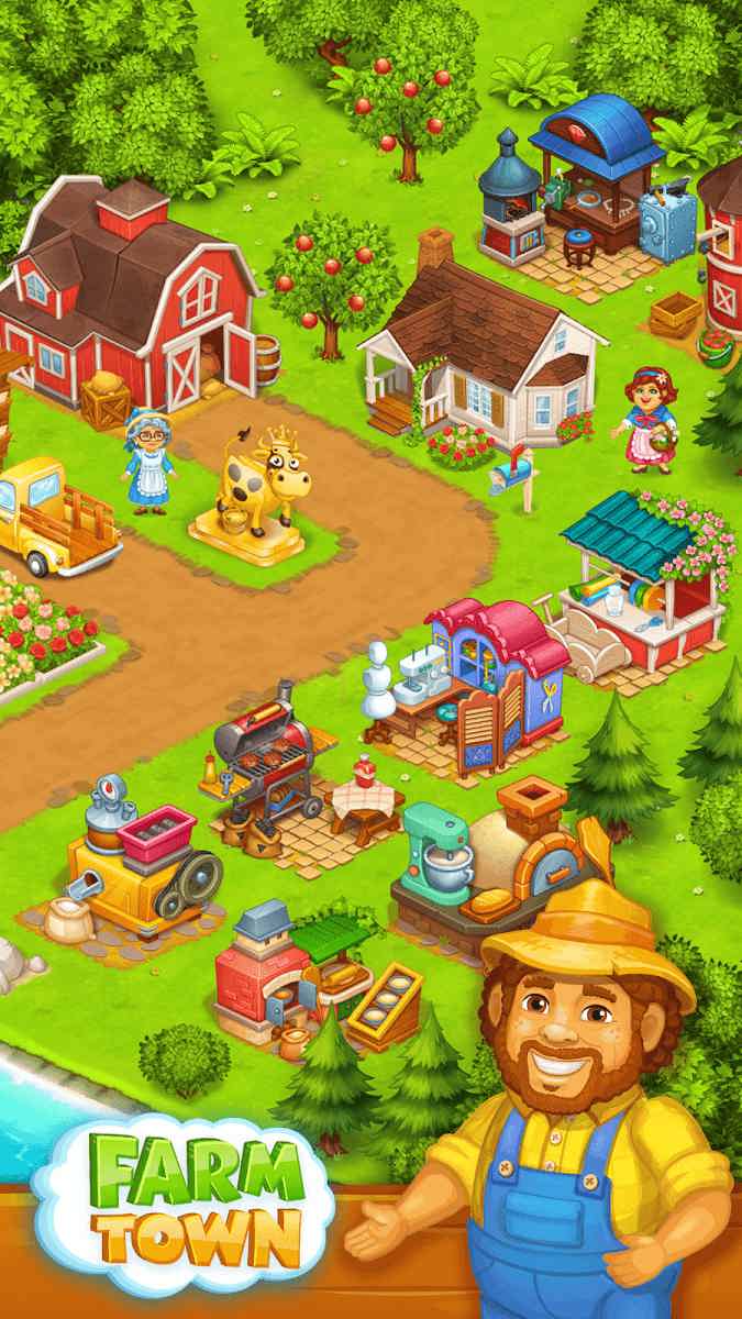 دانلود Farm Town™: Happy Day 3.80 – بازی شهر مزرعه برای اندروید