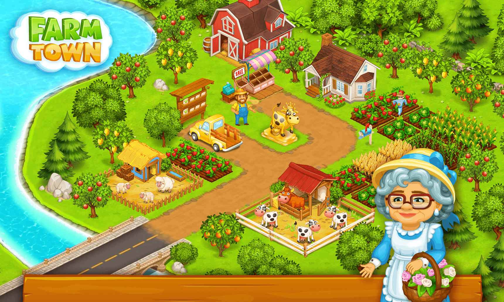 دانلود Farm Town™: Happy Day 3.62 – بازی شهر مزرعه برای اندروید