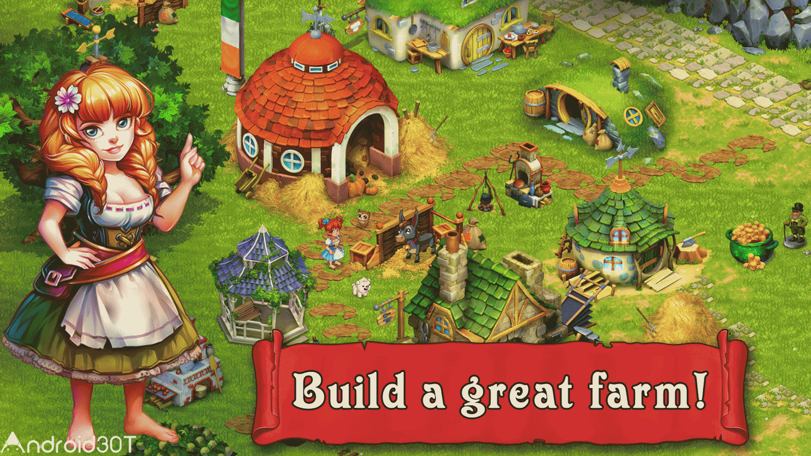 دانلود Farmdale 6.1.6 – بازی فانتزی ساخت مزرعه اندروید