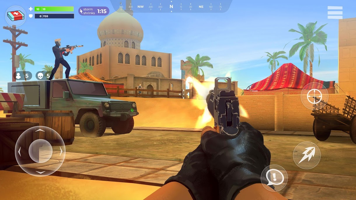 دانلود FightNight Battle Royale: FPS Shooter 0.6.0 – بازی تیراندازی آنلاین برای اندروید