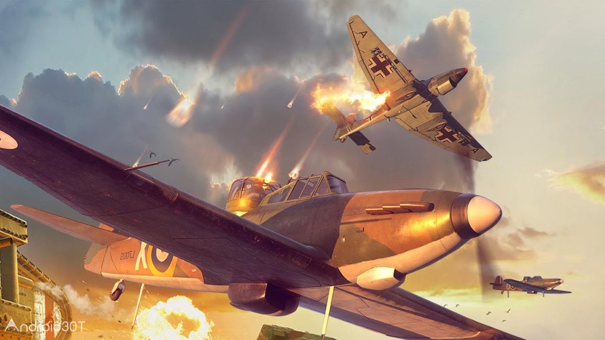 دانلود Fighter Wings : Sky Raider v1.1 – بازی اکشن هواپیمای جنگی 2018 اندروید