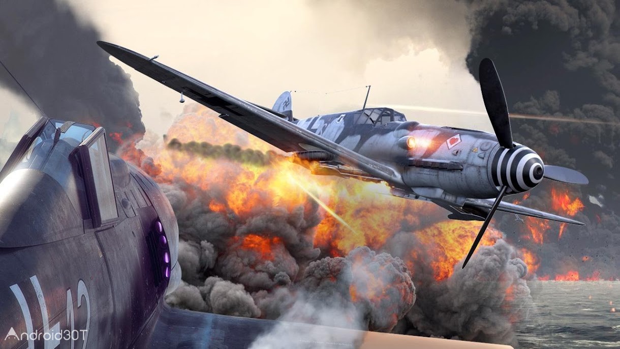 دانلود Fighter Wings : Sky Raider v1.1 – بازی اکشن هواپیمای جنگی 2018 اندروید