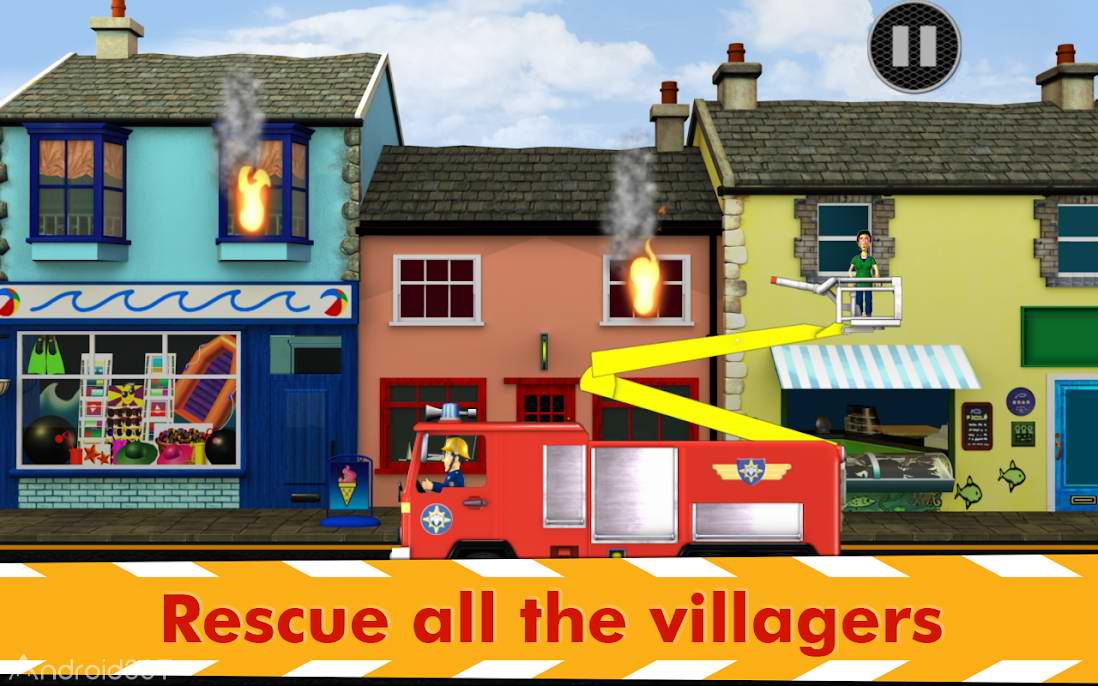دانلود 4.0 Fireman Sam : Fire and Rescue – بازی سام آتش نشان برای اندروید