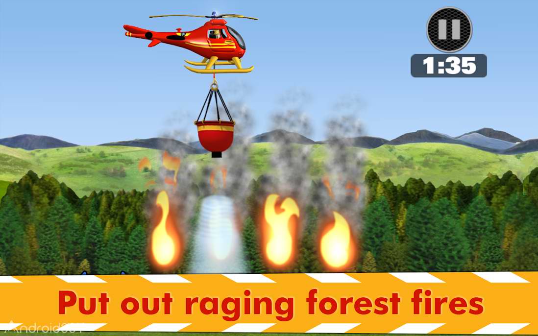 دانلود 4.0 Fireman Sam : Fire and Rescue – بازی سام آتش نشان برای اندروید
