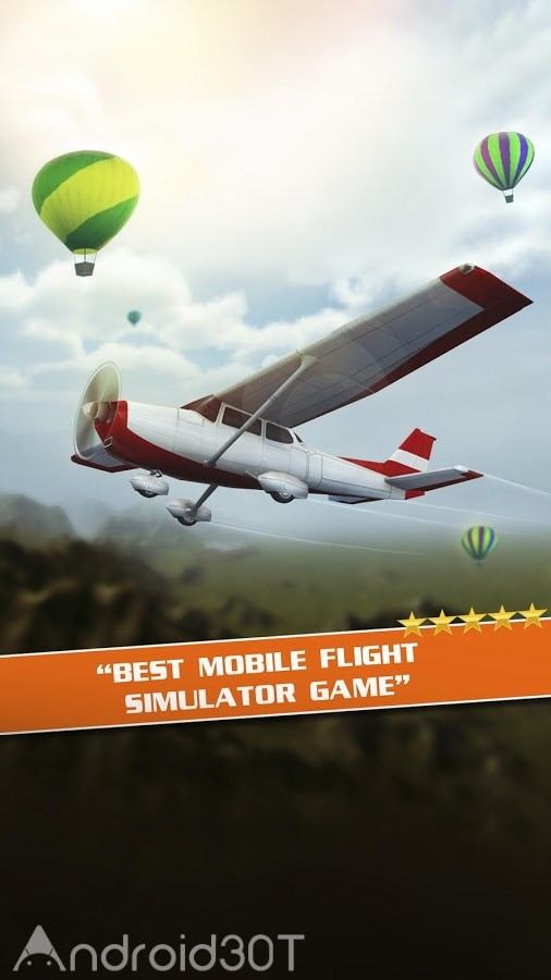 دانلود Flight Pilot Simulator 2.6.53 – شبیه سازی هواپیما اندروید