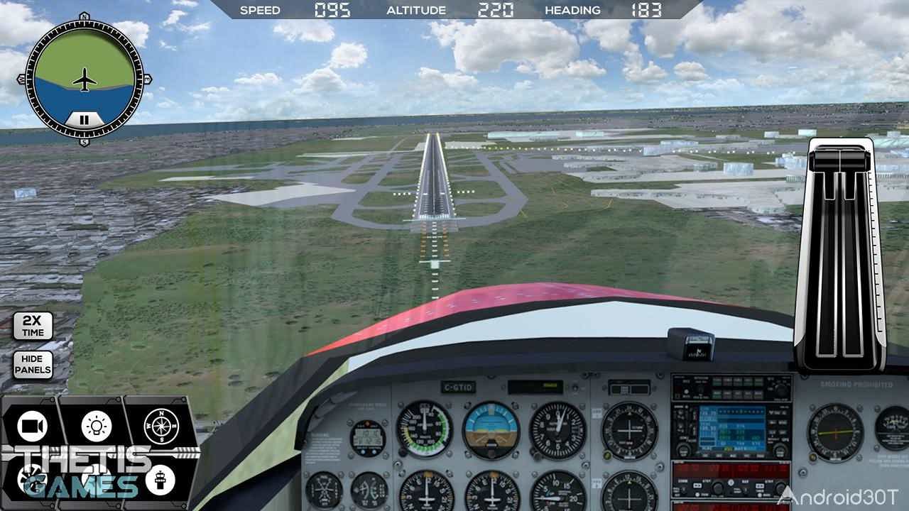 دانلود Flight Simulator FlyWings 2018 2.2.7 – بازی شبیه ساز پرواز اندروید