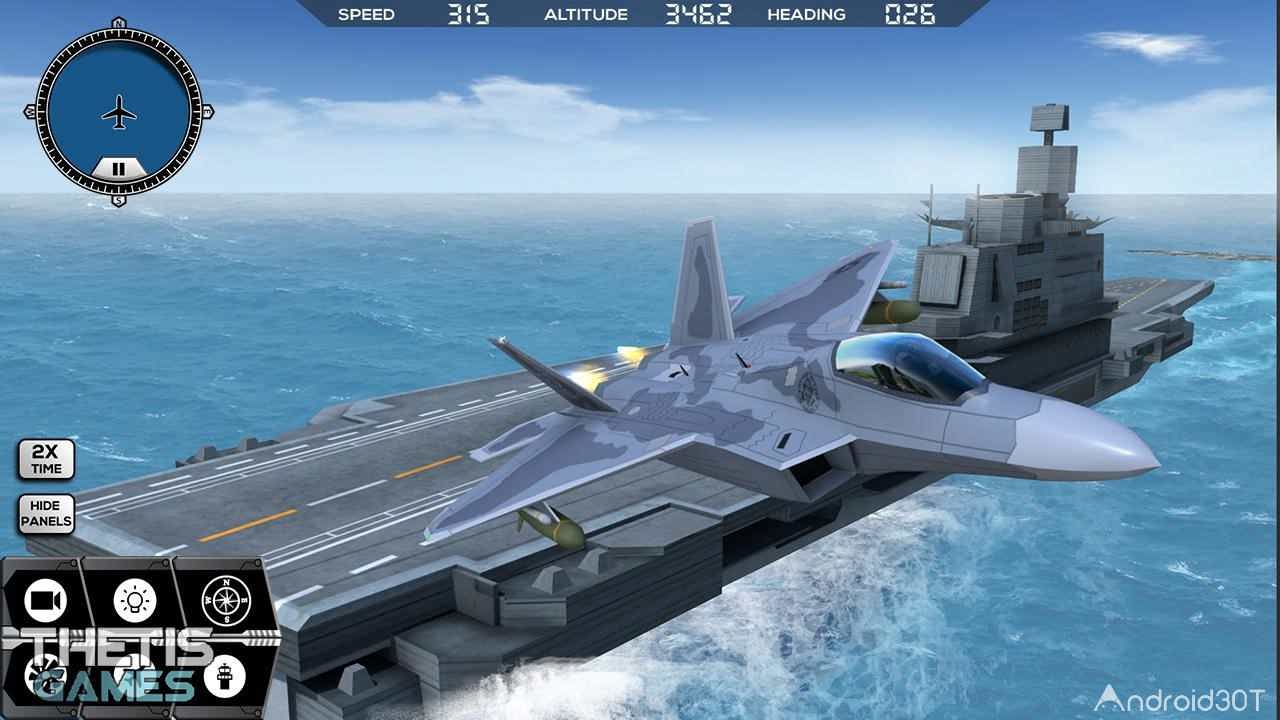 دانلود Flight Simulator FlyWings 2018 2.2.7 – بازی شبیه ساز پرواز اندروید