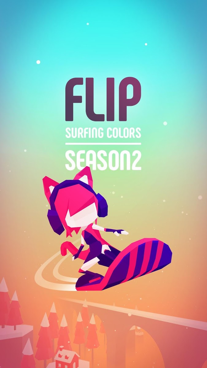 دانلود Flip : Surfing Colors 0.5.0 – بازی مسابقه ای اسکیت سواری اندروید