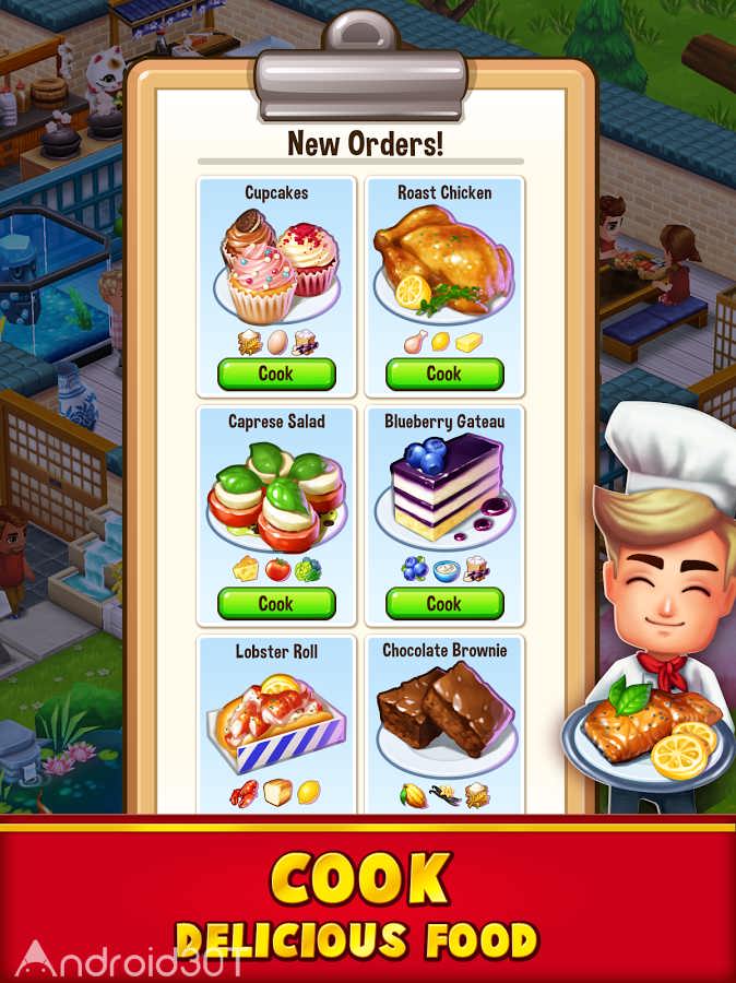 دانلود Food Street – Restaurant Game 0.61.5 – بازی آشپزی و رستوران داری اندروید