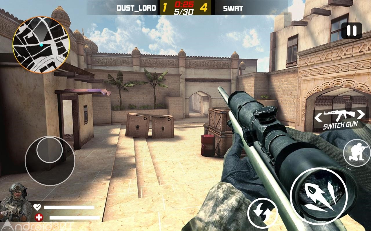 دانلود Frontline Combat Sniper Strike 1.0 – بازی تک تیرانداز خط مقدم اندروید