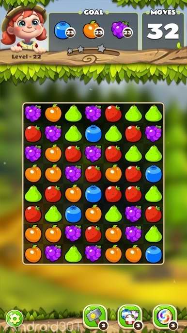 دانلود Fruits POP – Jungle Adventure 1.2.2 – بازی پازلی انفجار میوه ها اندروید