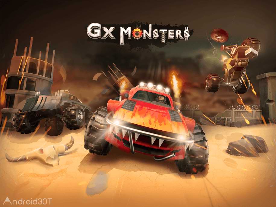 دانلود GX Monsters 1.0.31 – بازی مسابقه ای هیولای جاده برای اندروید