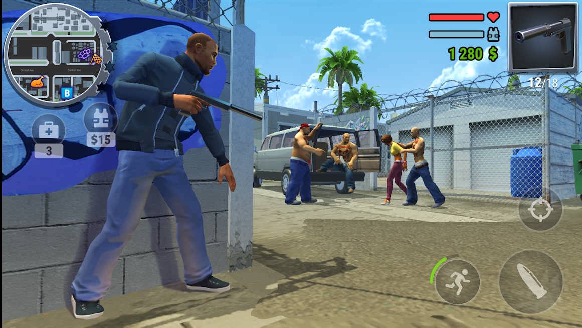 دانلود Gangs Town Story 0.17.1b – بازی اکشن داستان شهر گنگسترها اندروید