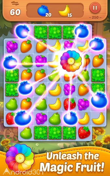 دانلود Garden Fruit Legend 2.2.3169 – بازی پازلی میوه های باغ اندروید
