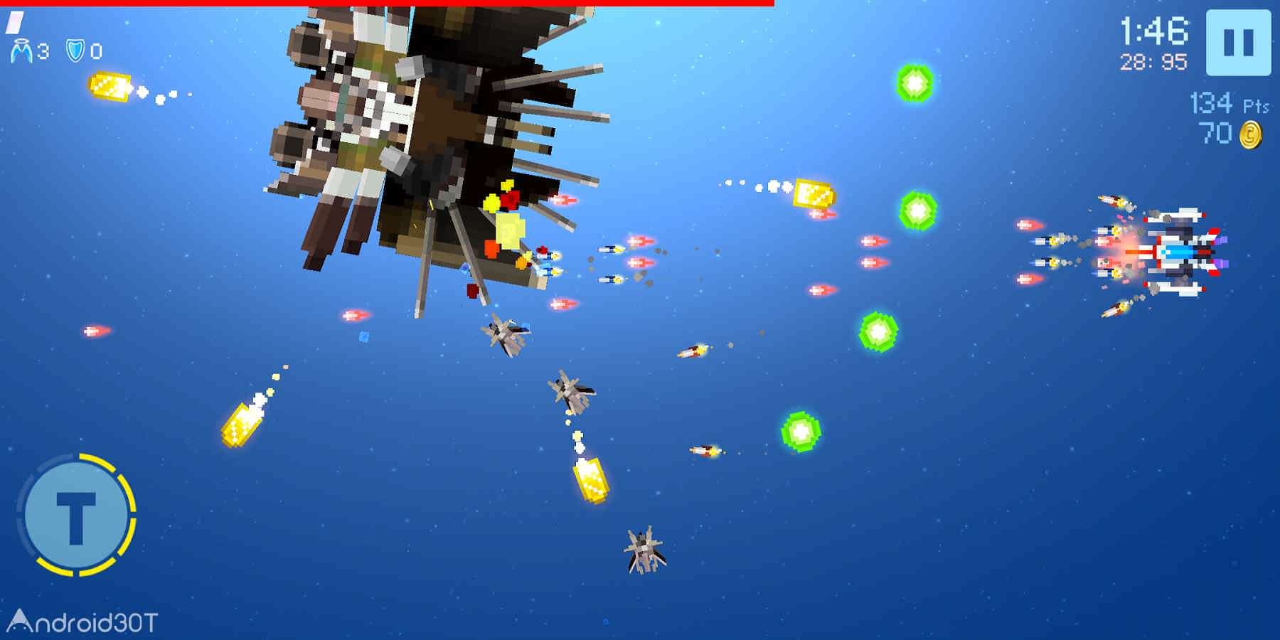 دانلود Gold Flower – Bullet Hell Shooter 2.1.0 – بازی آرکید جنگنده فضایی اندروید