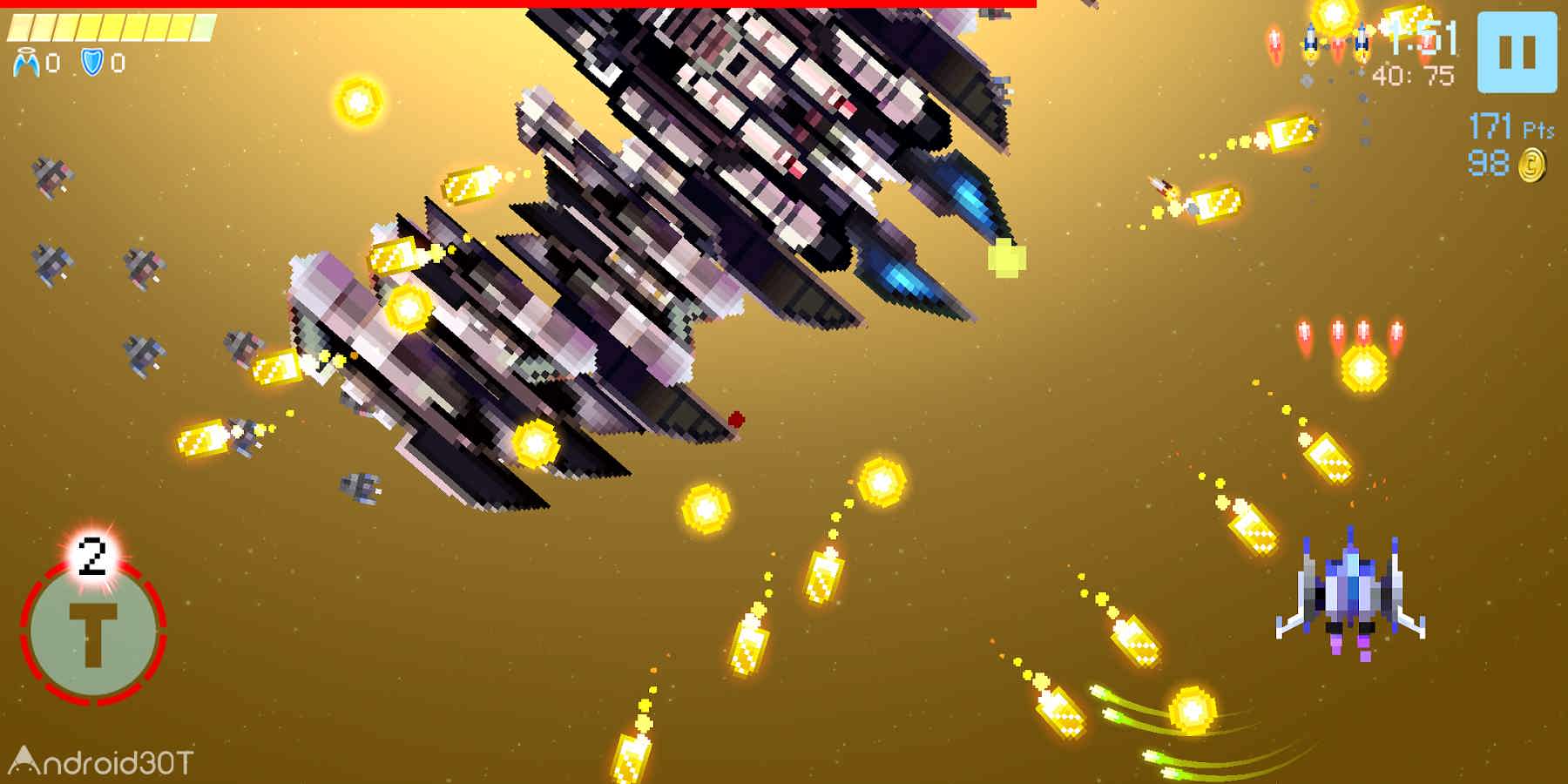 دانلود Gold Flower – Bullet Hell Shooter 2.1.0 – بازی آرکید جنگنده فضایی اندروید