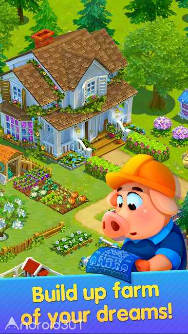 دانلود Golden Farm 2.15.16 – بازی سرگرم کننده مزرعه طلایی برای اندروید