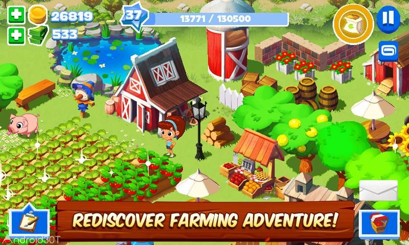 دانلود Green Farm 3 v4.4.2 – بازی تفننی مزرعه سبز 3 اندروید