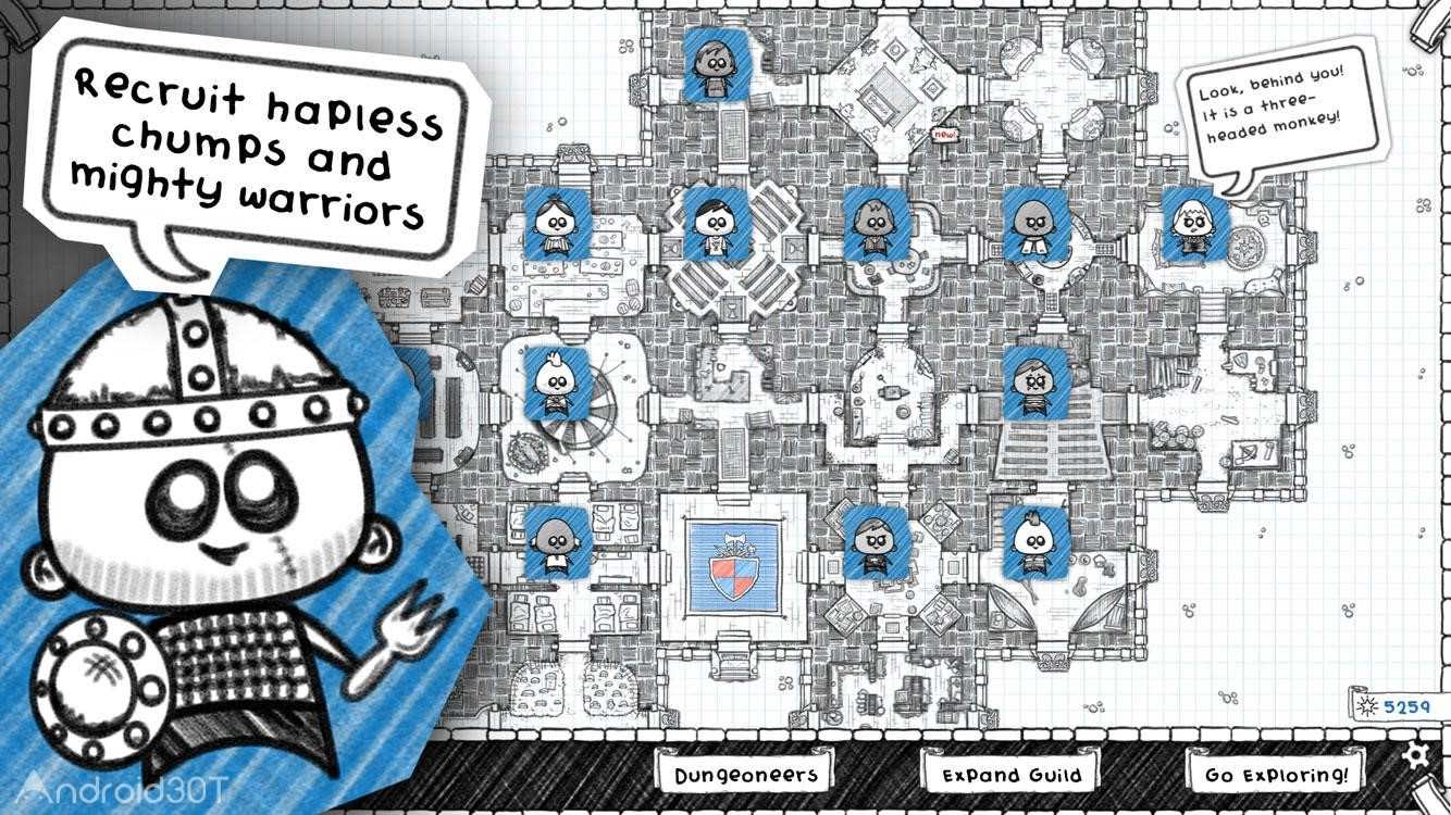 Guild of Dungeoneering 0.8.3 Full – بازی نقش آفرینی انجمن صنفی اندروید