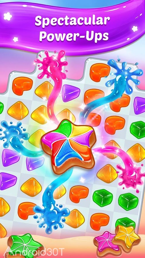 دانلود Gummy Paradise 1.6.2 – بازی پازلی بهشت جادویی اندروید
