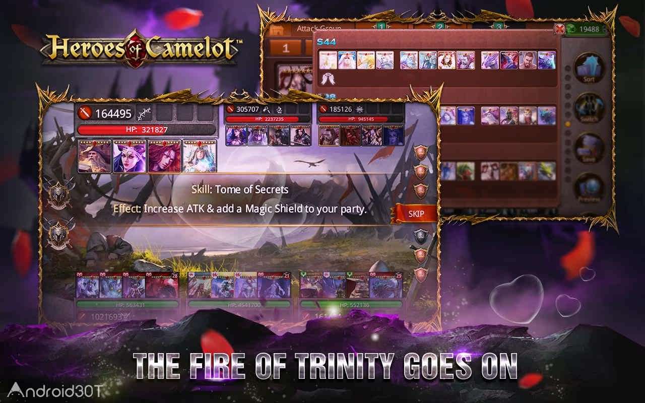 دانلود Heroes of Camelot 9.2.3 – بازی نقش آفرینی بدون دیتا برای اندروید