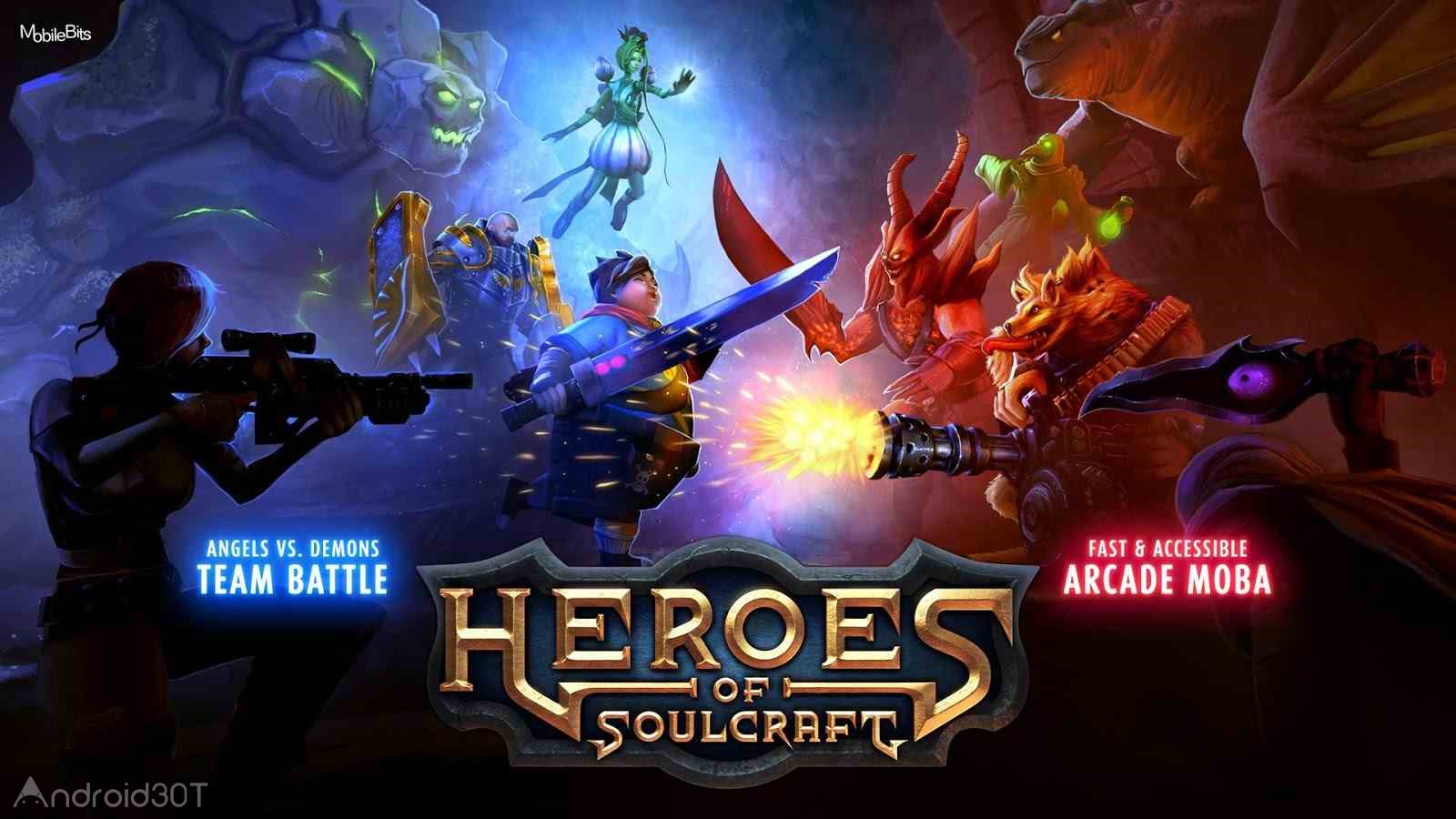 دانلود Heroes of SoulCraft – MOBA 1.8.0 – بازی اکشن آنلاین اندروید