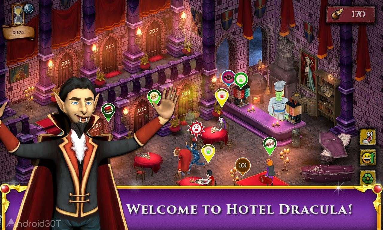 دانلود Hotel Dracula 1.0 – بازی شبیه سازی هتل دراکولا اندروید