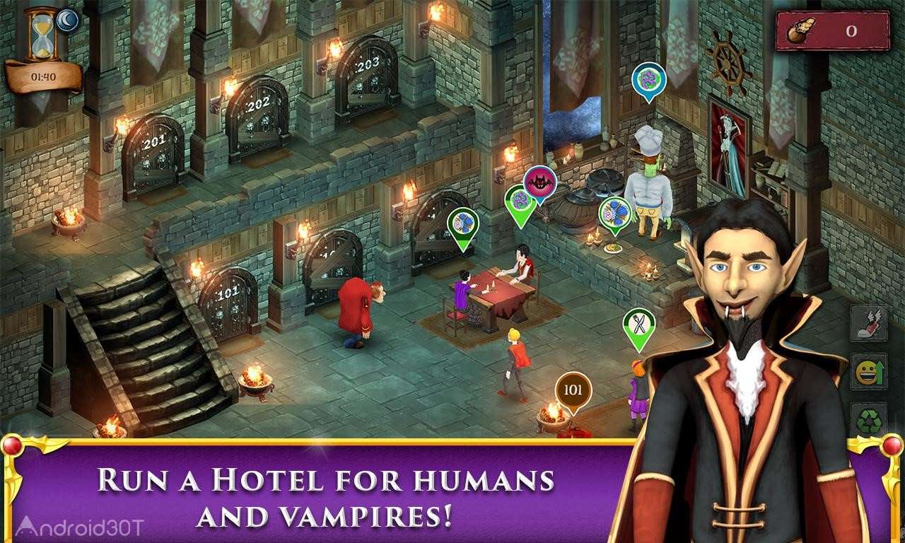 دانلود Hotel Dracula 1.0 – بازی شبیه سازی هتل دراکولا اندروید