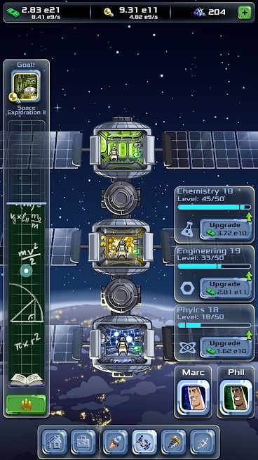 دانلود Idle Tycoon: Space Company 1.13.0 – بازی شبیه سازی شرکت فضایی اندروید