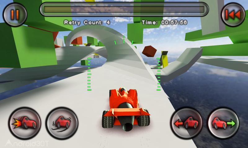 دانلود Jet Car Stunts 1.08 – بازی مسابقه ای اتومبیل های جت اندروید