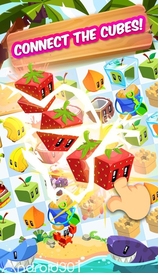 دانلود Juice Cubes 1.85.17 – بازی مکعب های میوه ای اندروید