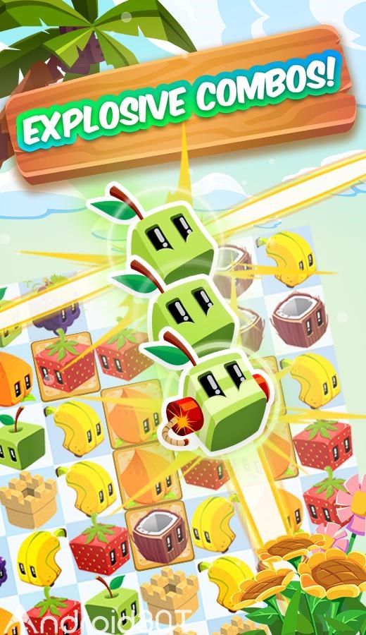 دانلود Juice Cubes 1.85.17 – بازی مکعب های میوه ای اندروید