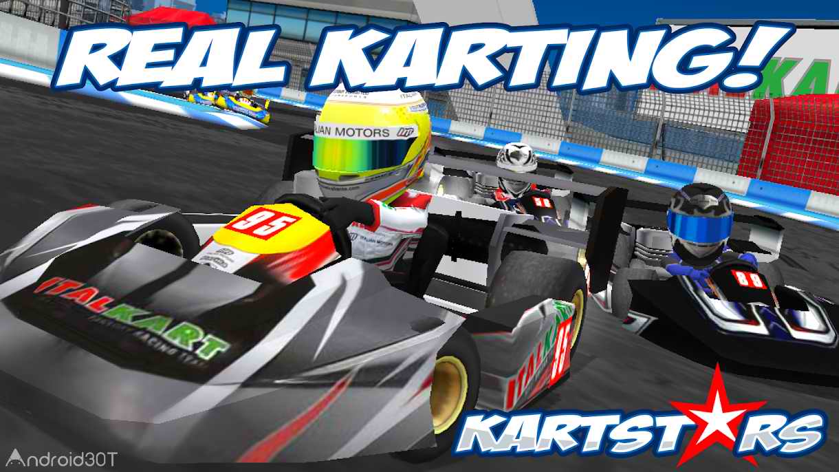 دانلود Kart Stars 1.9 – بازی مسابقه ای قهرمانان کارتینگ اندروید