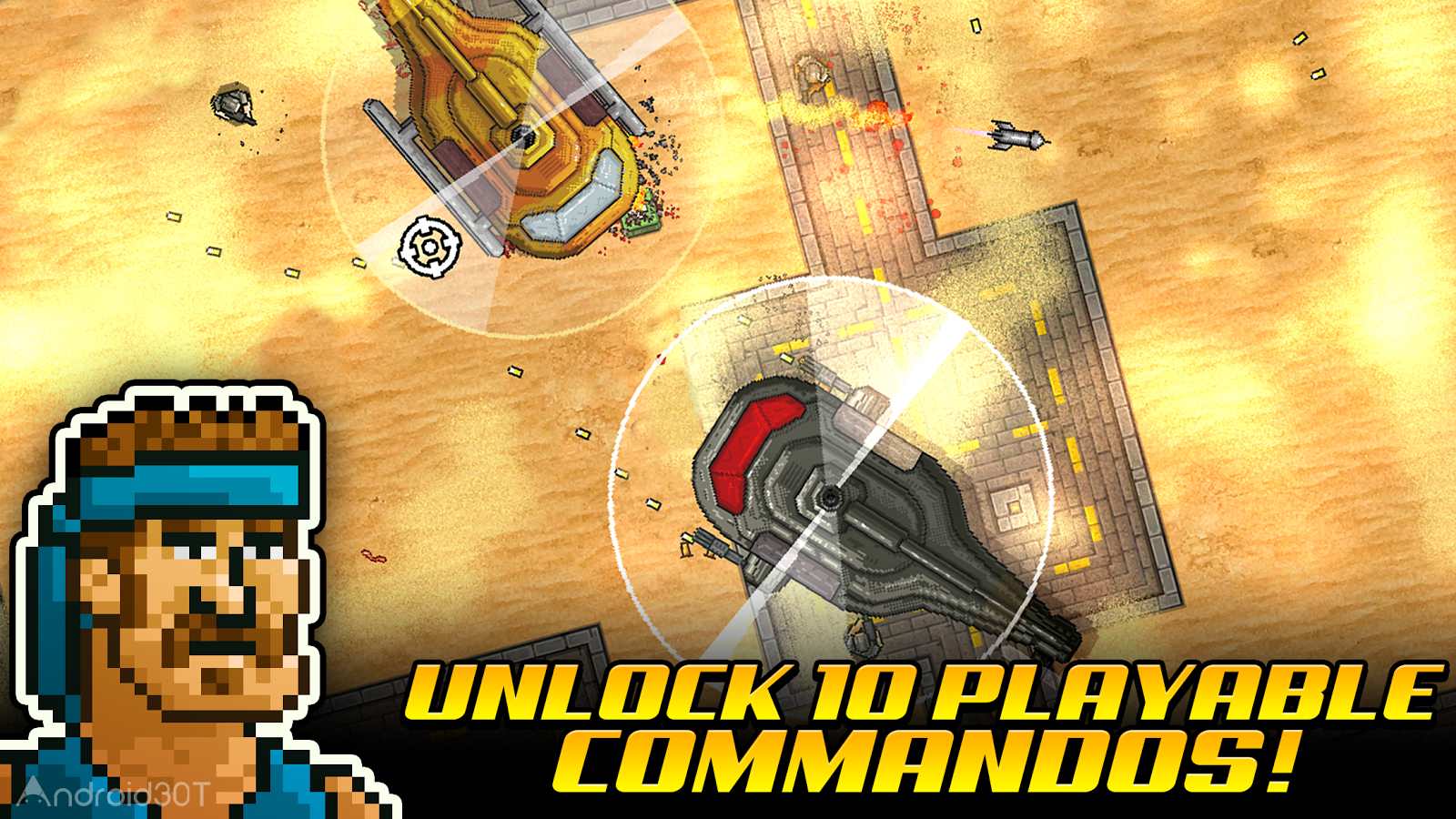 دانلود KickAss Commandos 1.1.6 – بازی آرکید کماندوهای شجاع اندروید