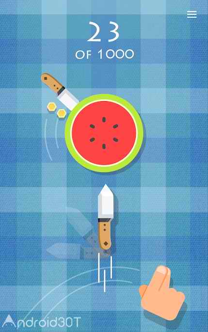 دانلود Knife vs Fruit: Just Shoot It 1.2 – بازی پرتاب چاقو به میوه اندروید