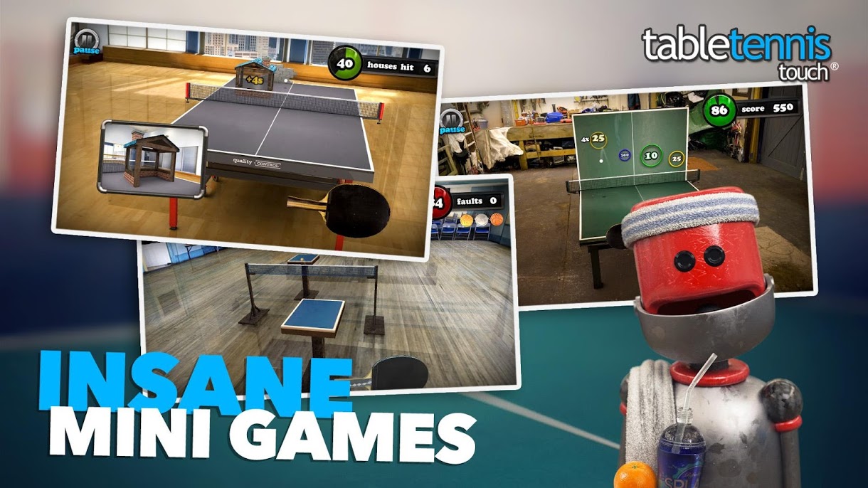 دانلود Table Tennis Touch 3.1.1508.2 – بازی ورزشی تنیس روی میز برای اندروید