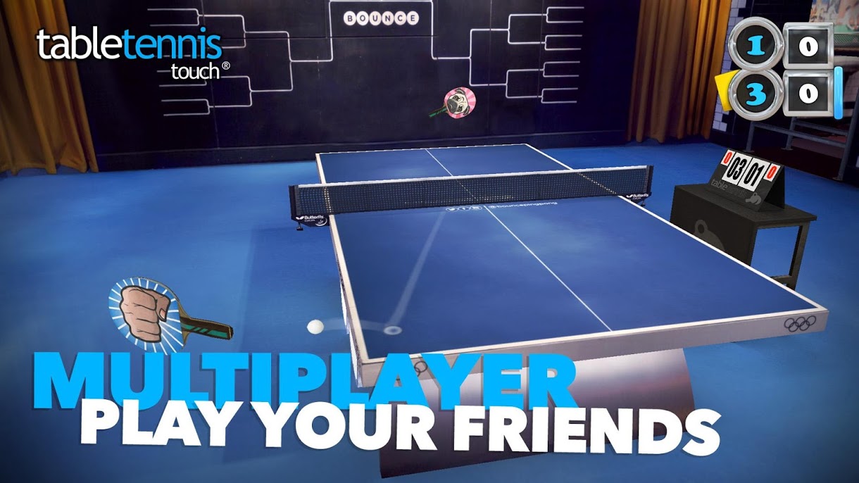 دانلود Table Tennis Touch 3.4.5.72 – بازی ورزشی تنیس روی میز برای اندروید