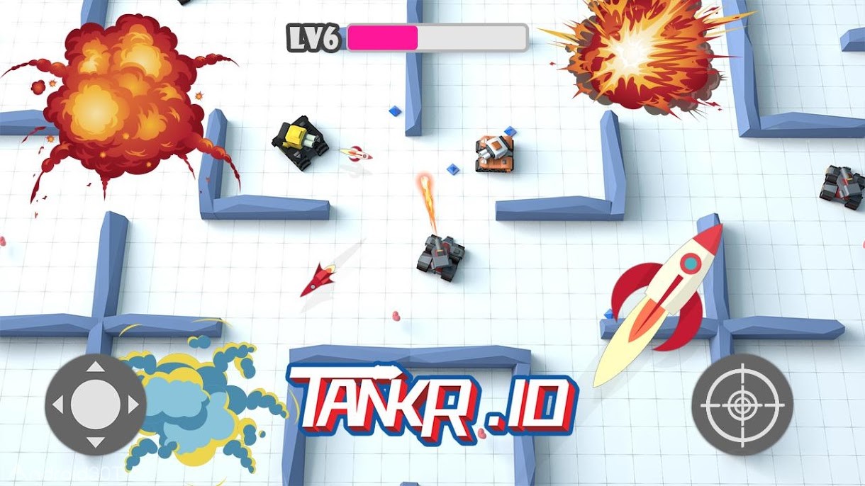 دانلود Tankr.io 8.0 – بازی سرگرم کننده کنترل تانک اندروید