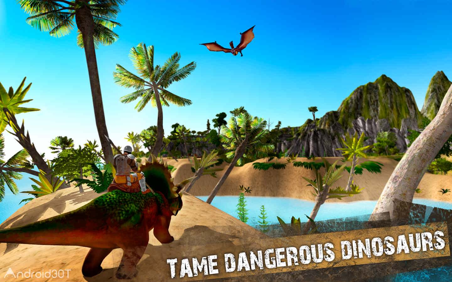 دانلود The Ark of Craft: Dinosaurs Survival Island Series 3.3.0.4 – بازی بقا در جزیره ی دایناسورها اندروید